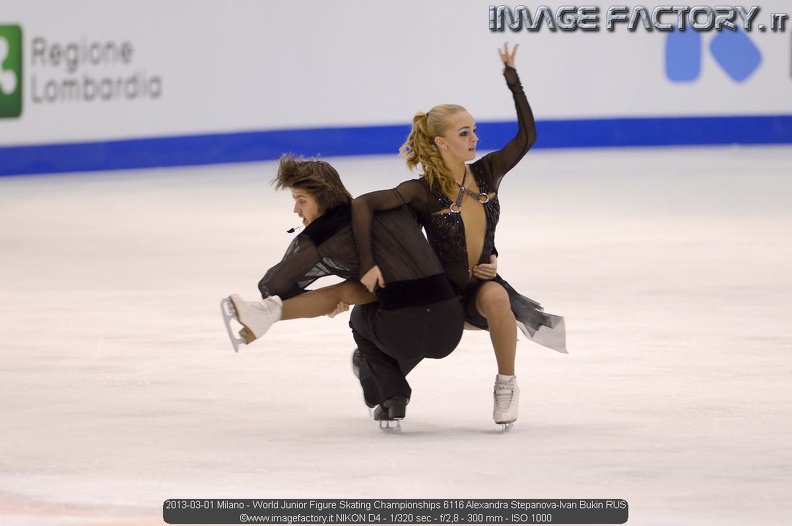 2013-03-01 Milano - World Junior Figure Skating Championships 6116 Alexandra Stepanova-Ivan Bukin RUS.jpg